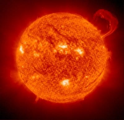 Solen er vigtig for jordens temperatur